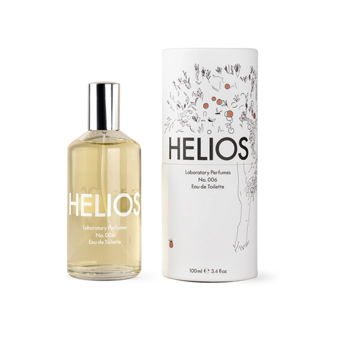 Laboratory Parfume Helios Edt.TOP NOTES: Smoky, citrus, bergamot, orange, grapefruit, green

HEART NOTES: Floral, rose, lily of the valley

BASE NOTES: Amber, moss, woody, cedar, vetiver, musk