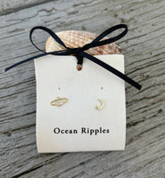 Ocean Ripples Mismatch Planet Earrings 1555