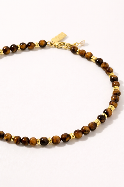Talis Chains Jaipur Choker - Tiger's Eye