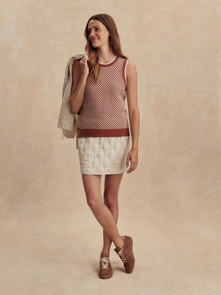 Varley Jenson Stich Tank in Maple