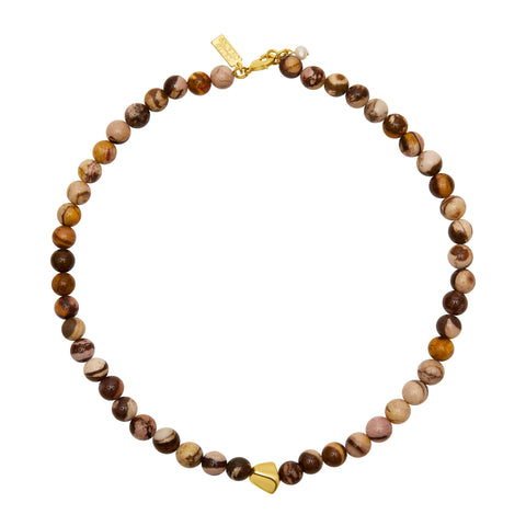 Talis Chains Tokyo Choker in Latte