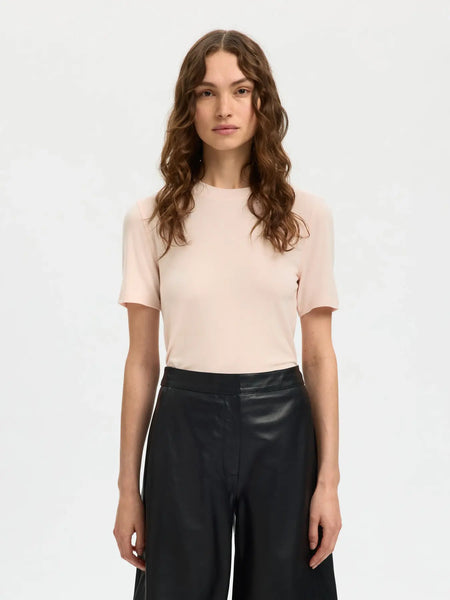 Selected Femme Lina Top in Pale Dogwood