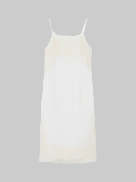 Gustav Loni Knee Strap Dress in Off White