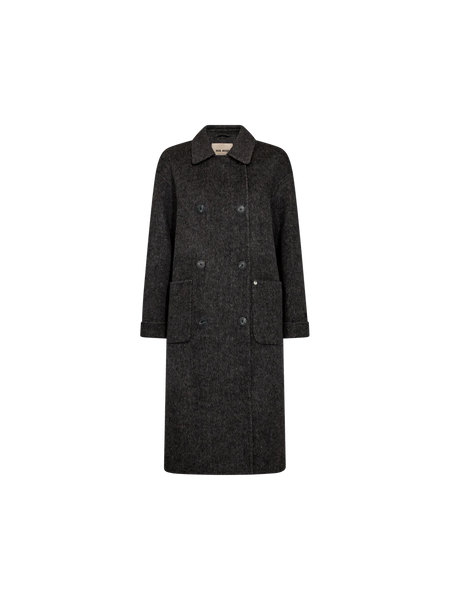Mos Mosh Lucca Barkley Wool Coat in Phantom