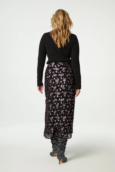 Fabienne Chapot Lydia Indi Skirt in Black and Silver