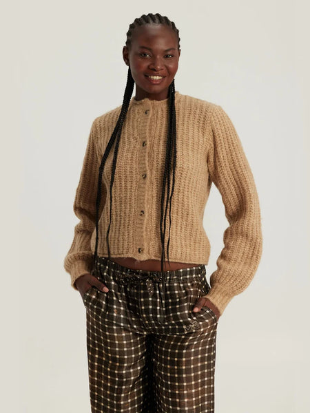 Me369 Mare Cardigan in Brown