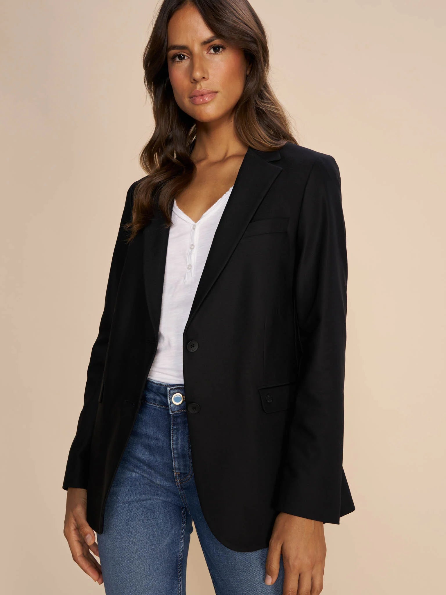 Mos Mosh Mary Night Blazer in Black