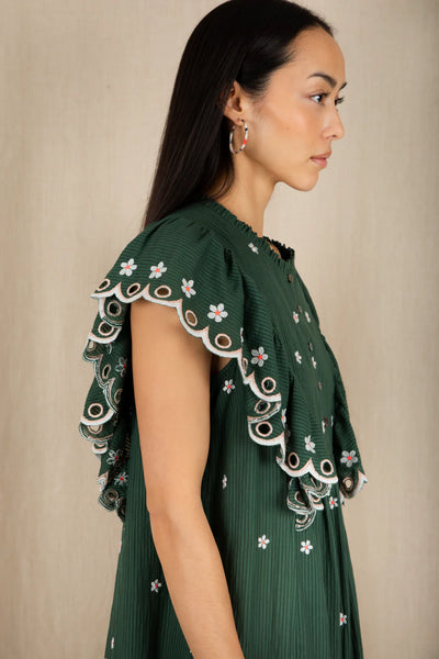 Bonte Mavis Dress in Field Green