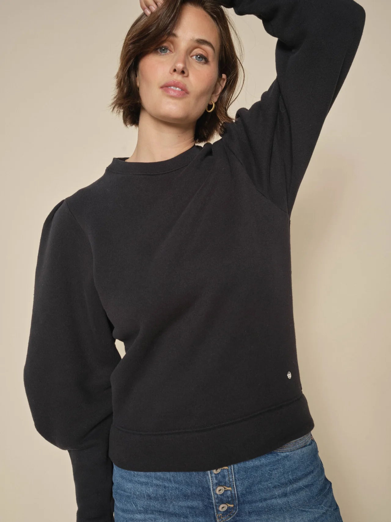 Mos Mosh Tulic Sweatshirt in Black