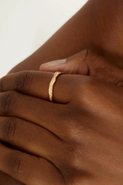 Tutti Branch Organic Ring in Gold