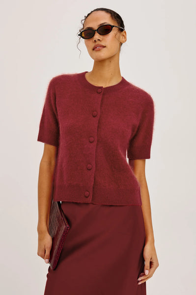 Rails Roman Top in Crimson