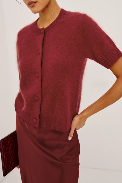 Rails Roman Top in Crimson