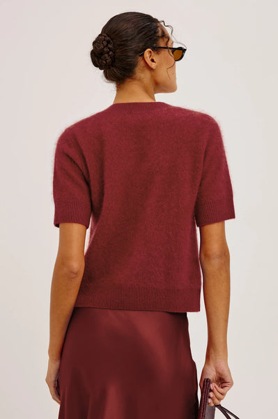 Rails Roman Top in Crimson
