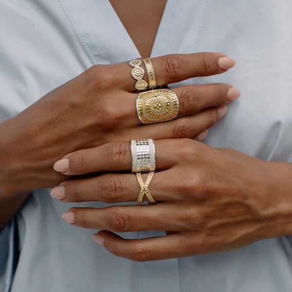 Anna Beck Classic Saddle Ring in Gold 2700R TWT