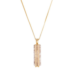 Talis Chains Sahara Pendant Necklace - Smokey Quartz