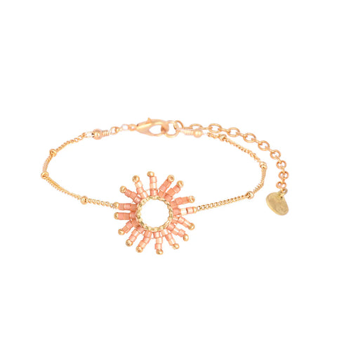 Mishky Fringe Sun Salmon Bracelet B-GP-XS-13107