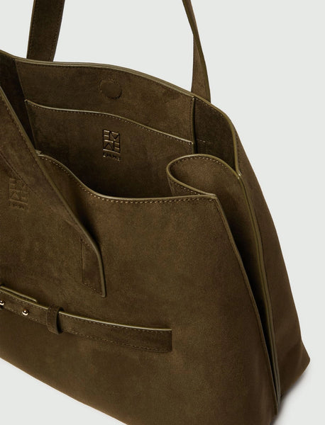 Emme Sandalo Bag in Dark Olive