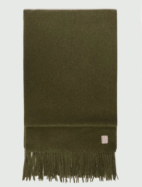 Emme Golf Scarf in Dark Green