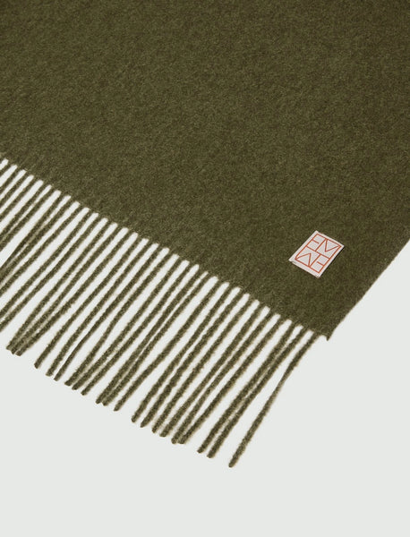 Emme Golf Scarf in Dark Green