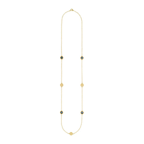 Anna Beck Blue Pearl Station Necklace 2433NGBP