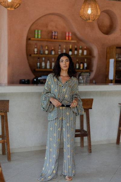 Sundress Stacy Blouse in Symi Black