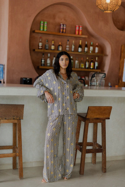 Sundress Stacy Blouse in Symi Black