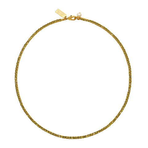 Talis Chains Tennis Choker - Green