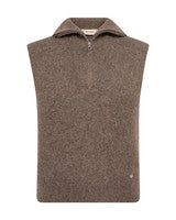 Mos Mosh Thora Highneck SL Knit in Falcon
