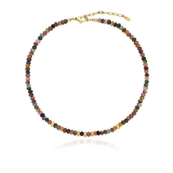 Anna Beck Tourmaline Beaded Necklace 15-17" NK10655-GTOUR