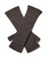Mos Mosh Tova Wool Rib Mittens in Subterranean