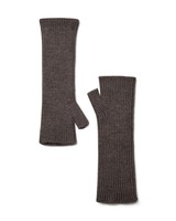 Mos Mosh Tova Wool Rib Mittens in Subterranean