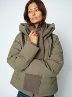 Mos Mosh Tova Wool Rib Scarf in Subterranean