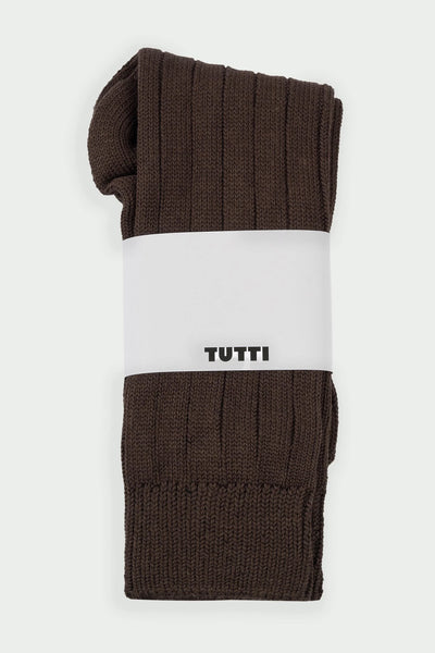 *LAST ONE!* Tutti Brown Long Socks