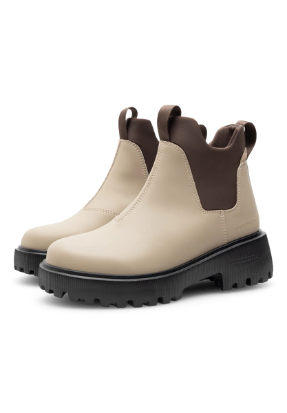 Woden Isabella Waterproof Boot in Silver Mink