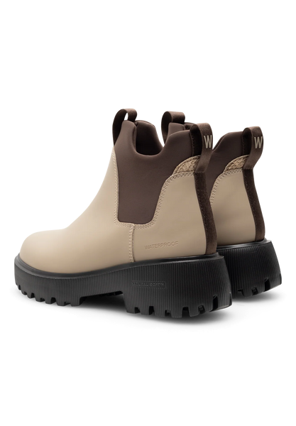 Woden Isabella Waterproof Boot in Silver Mink