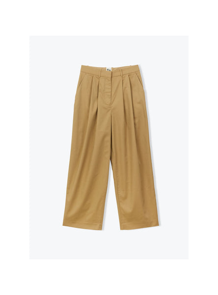 Arsene et Les Pipelettes Pleated Trousers in Beige H26WP41