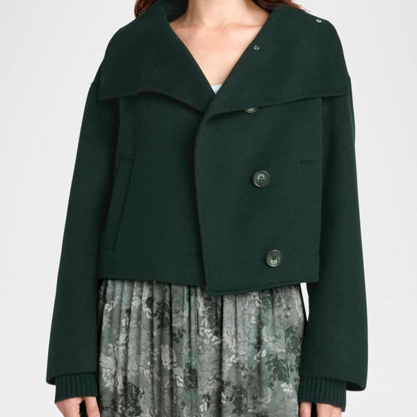 Splendid Zendaya Wool Jacket in Mountain Green