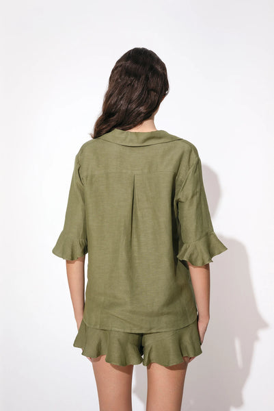 By Malina Elie Shirt in Olive