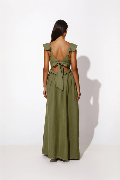 By Malina Emery Dress in Olive