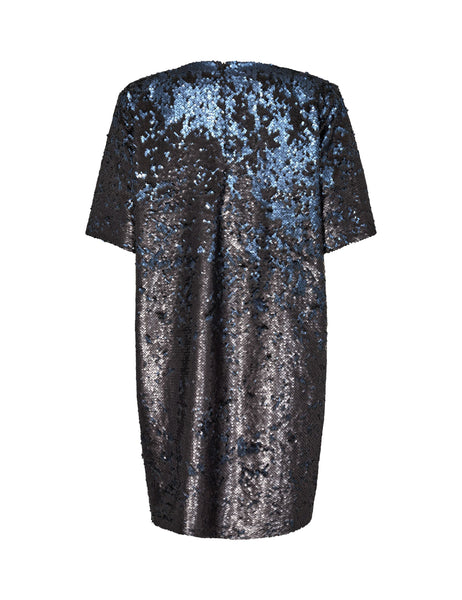 Levete Room Wylie 1 Sequin Dress in Faded Blue