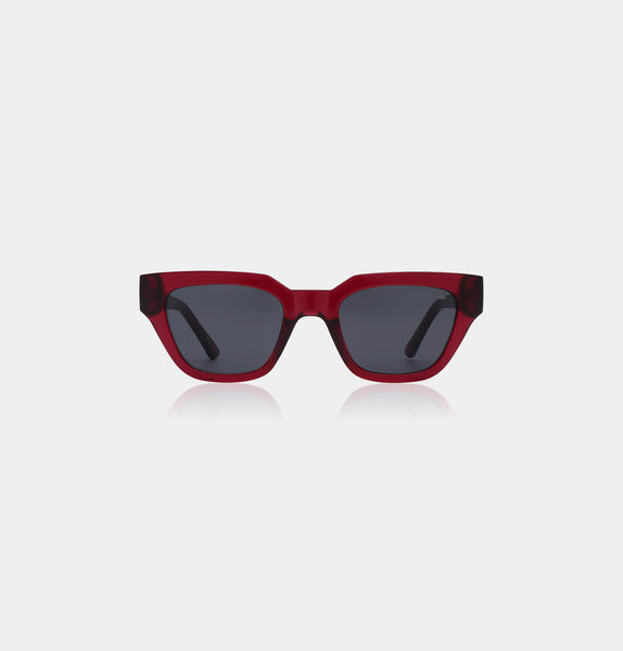 A.Kjaerbede Kaws Sunglasses in Burgundy Transparent