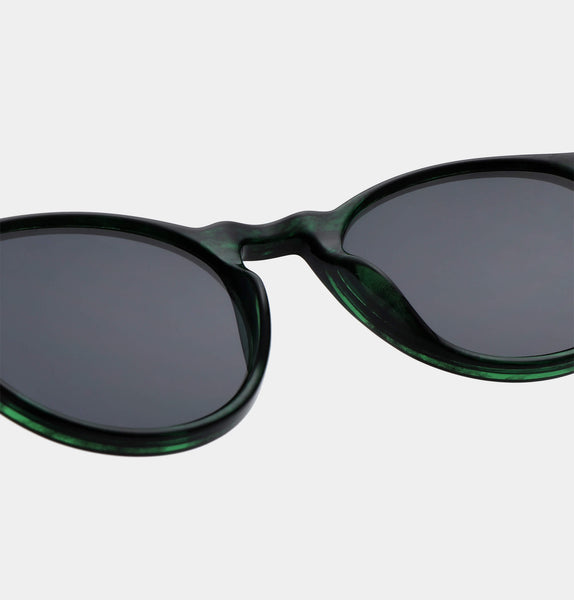 A.Kjaerbede Marvin Sunglasses in Green Marble Transparent