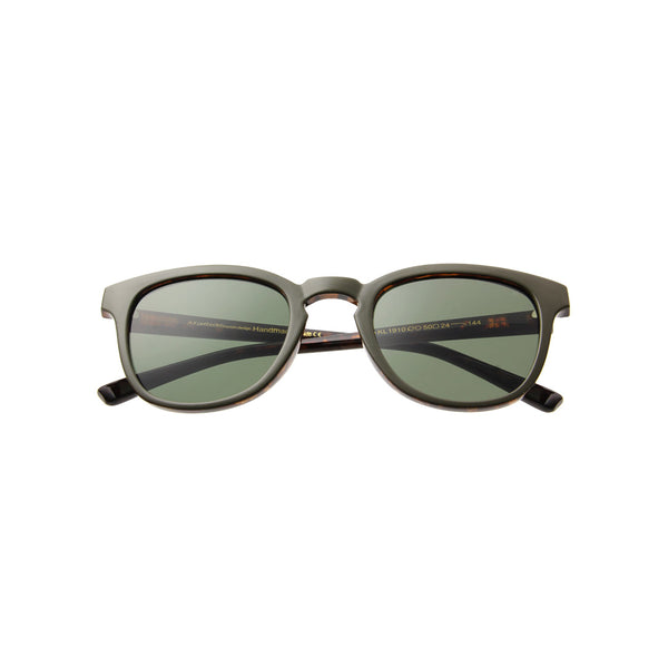 A.Kjaerbede Bate Sunglasses in Dark Olive Green