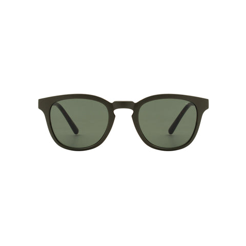 A.Kjaerbede Bate Sunglasses in Dark Olive Green