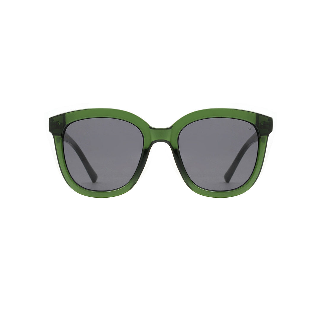 A.Kjaerbede Billy Sunglasses in Dark Green Transparent