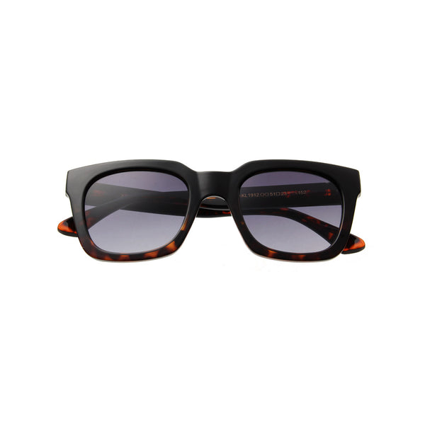 A.Kjaerbede Nancy Sunglasses in Black Demi Tortoise