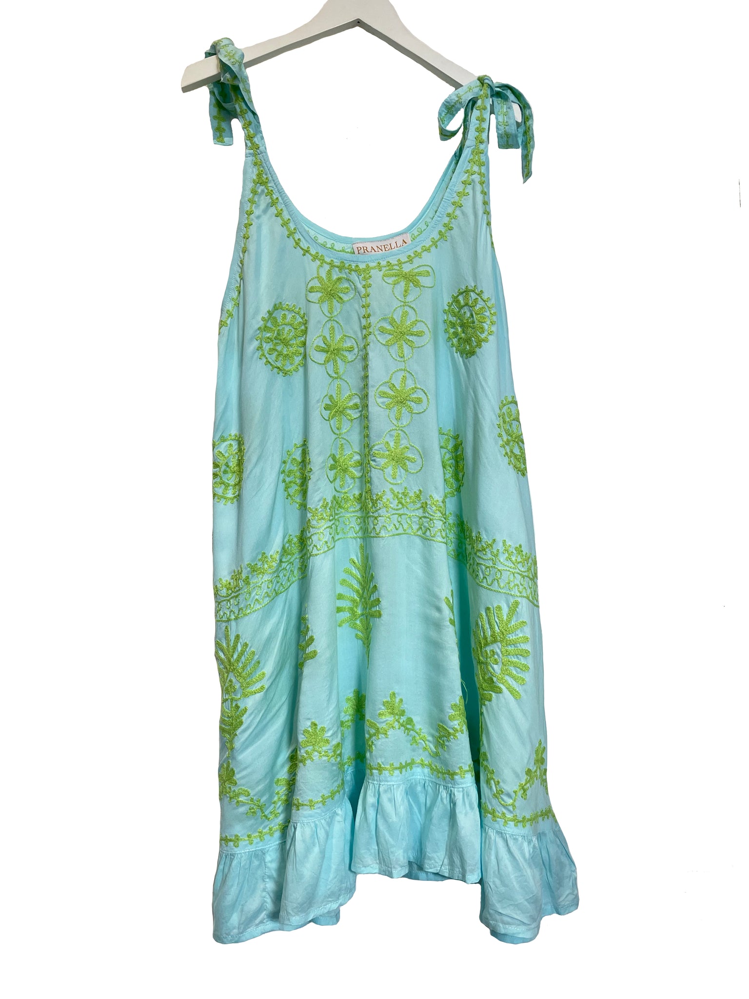 Pranella Remi Slip Dress in Aqua